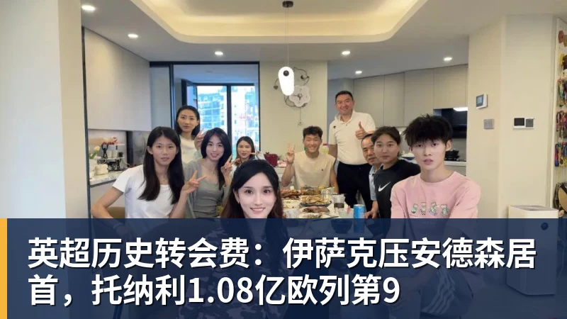 v66体育英超历史转会费：伊萨克压安德森居首，托纳利1.08亿欧列第9